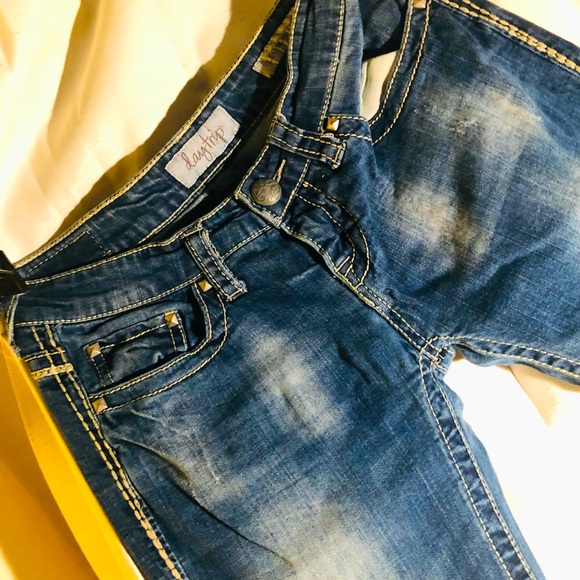 Daytrip Denim - DayTrip Leo Bootcut Distressed Denim Size 27 S